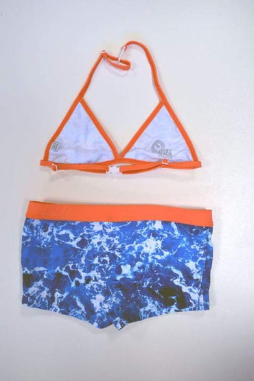 Just Beach-Meisjes Bikini Havana-dye blauw