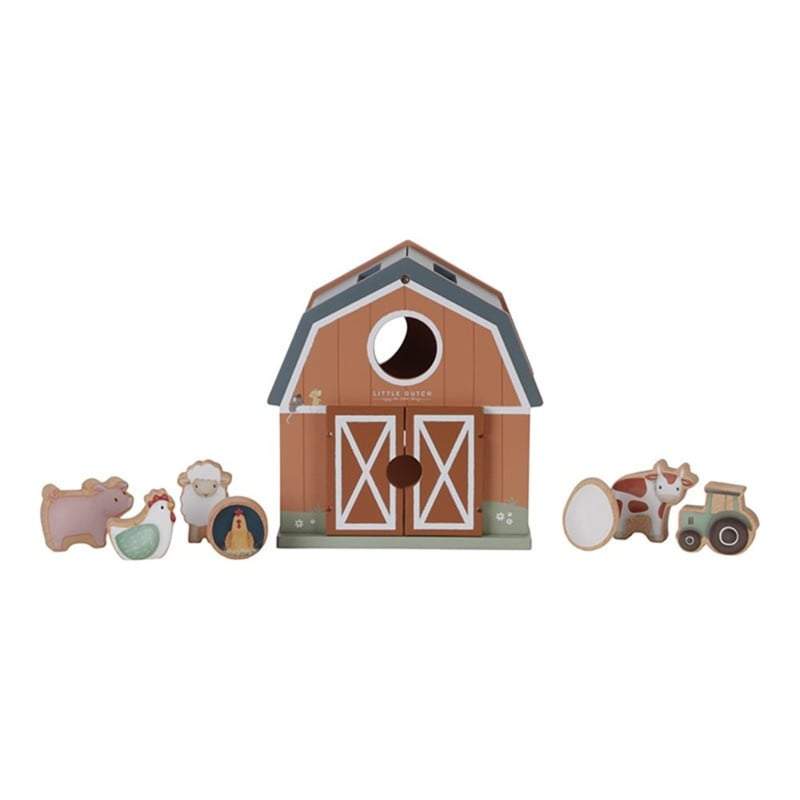 Little Dutch-Vormenstoof Little Farm-FSC-Meerdere kleuren