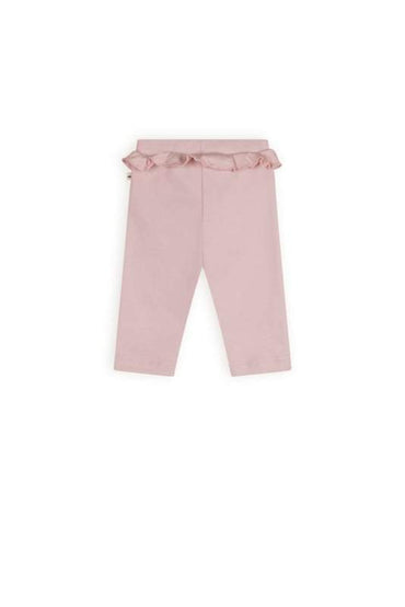 Petite Maison- Meisjes Broek-Skyler  met ruchesdetail-Pastel roze